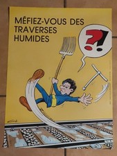 Affiche sécurité sncf d'occasion  Wattignies