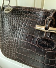 Longchamp roseau krokodil gebraucht kaufen  Kiebitzreihe