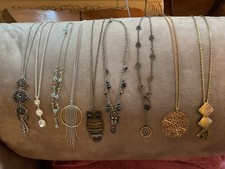 Lot fashionable necklaces for sale  Dayton