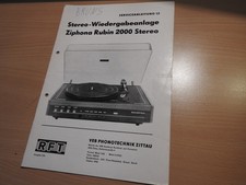 Rft ziphona rubin gebraucht kaufen  Höchstädt a.d.Donau