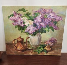 unframed oil lilacs for sale  Murfreesboro