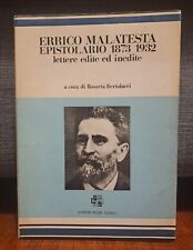 Errico malatesta epistolario usato  Roma
