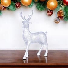 Silver glitter reindeer for sale  RUNCORN