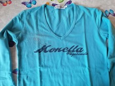 Maglia cotone azzurra usato  Roma
