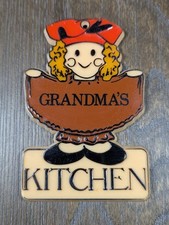 Ímã de geladeira vintage 1982 BROMAC cozinha da vovó resina retrô 4,5 pol x 3 pol. comprar usado  Enviando para Brazil