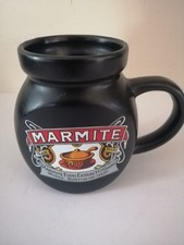 Marmite mug black for sale  PERSHORE