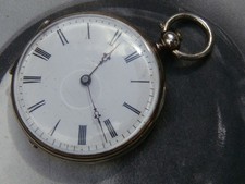 Relógio de bolso antigo vintage gravado alaúde tocador bullseye vidro e chave funciona bem comprar usado  Enviando para Brazil