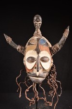 Antique chokwe mask d'occasion  Expédié en Belgium