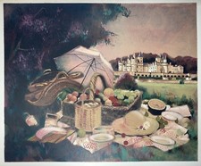 Grande lithographie vernet d'occasion  Lavernose-Lacasse