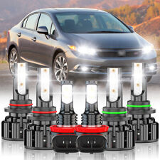 Kit de lâmpadas de faróis de LED de substituição 6000K para Honda Civic 2007-2011 Sedan 4Dr comprar usado  Enviando para Brazil