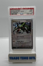 2003 Pokémon EX Dragon Rayquaza EX Holo #97 **PSA 9** comprar usado  Enviando para Brazil