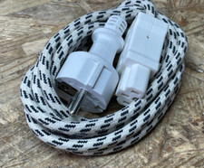 Stoffkabel stecker schwarz gebraucht kaufen  Dörrebach, Sielbersbach, Waldlaubersh.