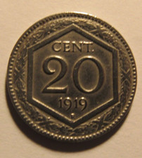 Centesimi esagono 1919 usato  Vaglio Serra