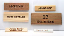 Personalised door sign for sale  BARNET