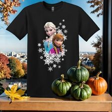 Camiseta Disney Frozen Anna e Elsa masculina feminina unissex SY151, usado comprar usado  Enviando para Brazil