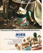 Publicite 1975 miko d'occasion  Le Luc
