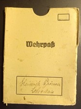 Allemagne pochette wehrpass d'occasion  Amboise