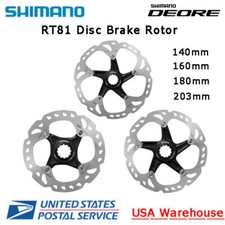 Rotor de gelo freio a disco Shimano Deore XT SM-RT81 trava central com anel de trava comprar usado  Enviando para Brazil