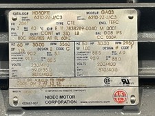 Hd30p1e nidec 3600rpm for sale  Denver