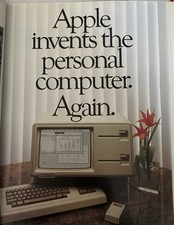 Usado, 1983 APPLE Invents the Personal Computer AGAIN LISA Raro Vintage 9Páginas IMPRESSÃO Anúncio comprar usado  Enviando para Brazil