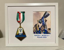 Inter medaglia celebrativa usato  Napoli