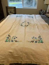 Linen embroidered 50 for sale  Puyallup