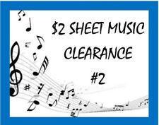 Clearance sheet music for sale  East Aurora