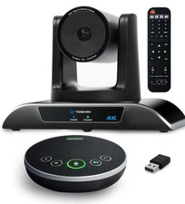 Usado, Sistema de câmera de sala de conferência 4K, câmera PTZ rastreamento automático IA zoom digital 5X... comprar usado  Enviando para Brazil
