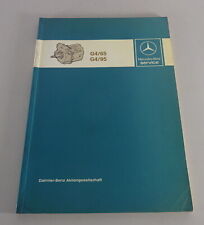 Manual de oficina Mercedes-Benz Lk 709 - 1117 caixa de câmbio G4/65+G4/95 suporte 1984 comprar usado  Enviando para Brazil