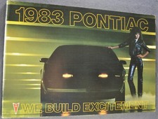 1983 pontiac brochure d'occasion  Expédié en Belgium