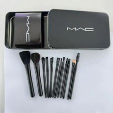 Juego de 12 brochas de maquillaje - Corrector de base en polvo para rubor y cepillo de sombra de ojos con caja segunda mano  Embacar hacia Mexico