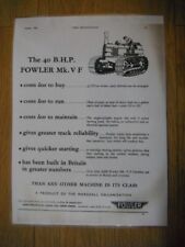 1952 fowler crawler for sale  CHESTERFIELD