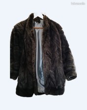 Veste longue fourrure d'occasion  Le Puy-Sainte-Réparade