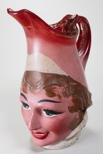 Jarro pintado à mão figura mexicana Pulque Mae West década de 1930 comprar usado Jarro pintado à mão figura mexicana Pulque Mae West década de 1930 comprar usado  Enviando para Brazil