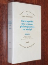 Hegel encyclopedie sciences d'occasion  Auray