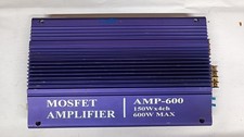 Amplificador de carro Mosfet AMP-600 150W x 4 canais 600W MAX modo ponte estéreo 4 canais comprar usado  Enviando para Brazil