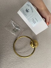 Victorian brass towel for sale  AMERSHAM