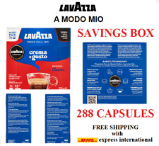 288 CÁPSULAS LAVAZZA A MODO MIO CREMA E GUSTO CLÁSSICO EXPRESSO ITALIANO ORIGINAL comprar usado  Enviando para Brazil