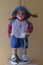 Sammlerpuppe freches mädchen gebraucht kaufen  Kelkheim