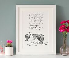 Winnie pooh quote for sale  STOURBRIDGE