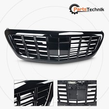 Black Grill For 2013-2020 Mercedes Benz S-Class W222 S400 S500 With Camera Hole, używany na sprzedaż  Wysyłka do Poland