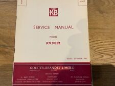 Kolster brandes service for sale  STEVENAGE
