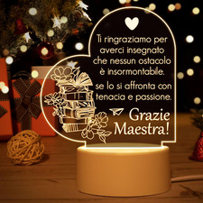 Regalo maestra natale usato  Roma