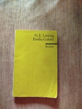 Lessing emilia galotti gebraucht kaufen  Fichtenau