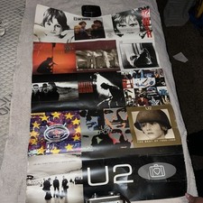 Pôster de parede capas de álbum U2 22" x 34" estado ruim áspero COMO ESTÁ 2001 muito legal comprar usado  Enviando para Brazil