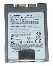 NOVO Toshiba 250GB Interno 5400RPM 1.8" MK2533GSG MICROSSATA HDD 577990-001, usado comprar usado  Enviando para Brazil