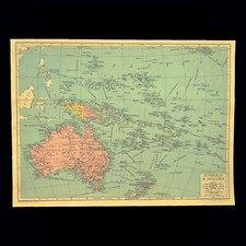 Vintage oceania map for sale  Willow Grove