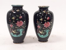 Vintage black cloisonne for sale  RUGBY