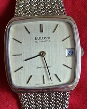 Gents bulova automatic for sale  EDINBURGH