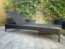 Rattan sun lounger for sale  TWICKENHAM